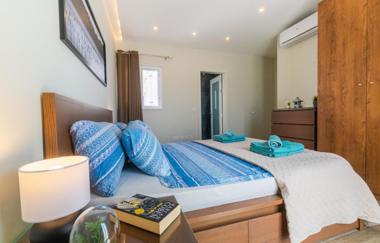 New Spacious Apartment With Amazing View Bugibba San Pawl il-Baħar Kültér fotó