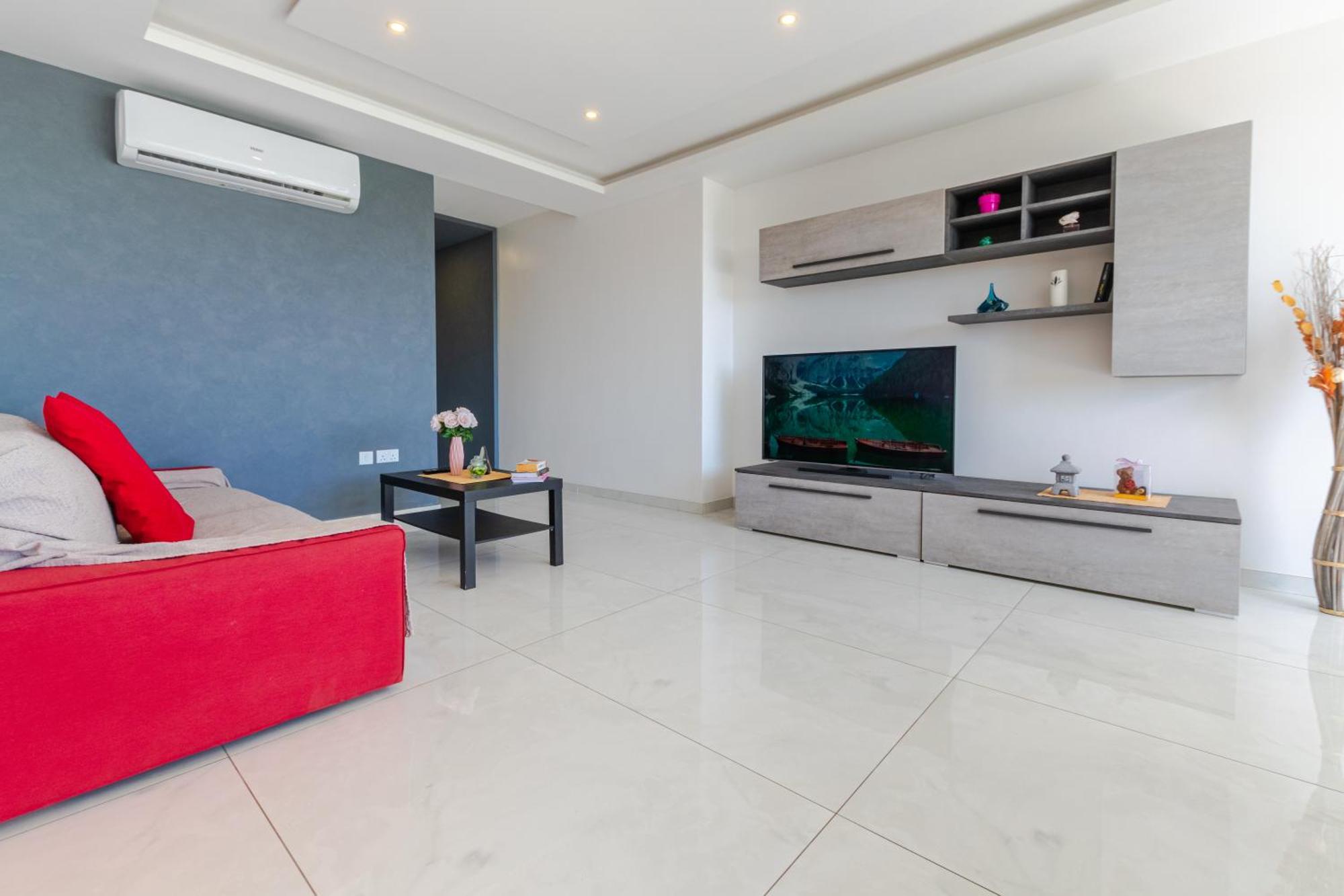 New Spacious Apartment With Amazing View Bugibba San Pawl il-Baħar Kültér fotó
