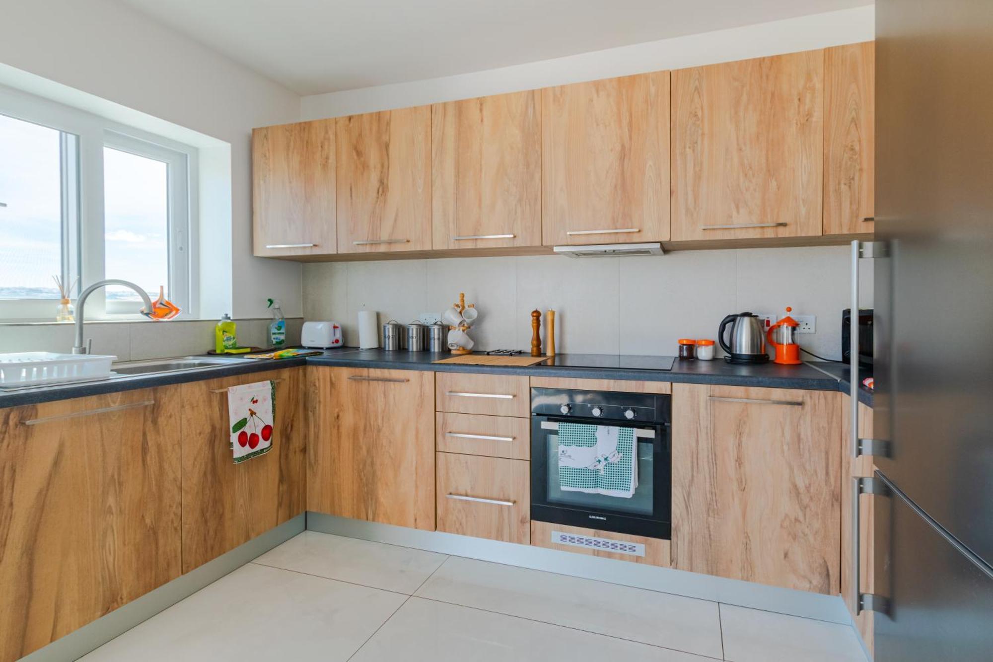 New Spacious Apartment With Amazing View Bugibba San Pawl il-Baħar Kültér fotó