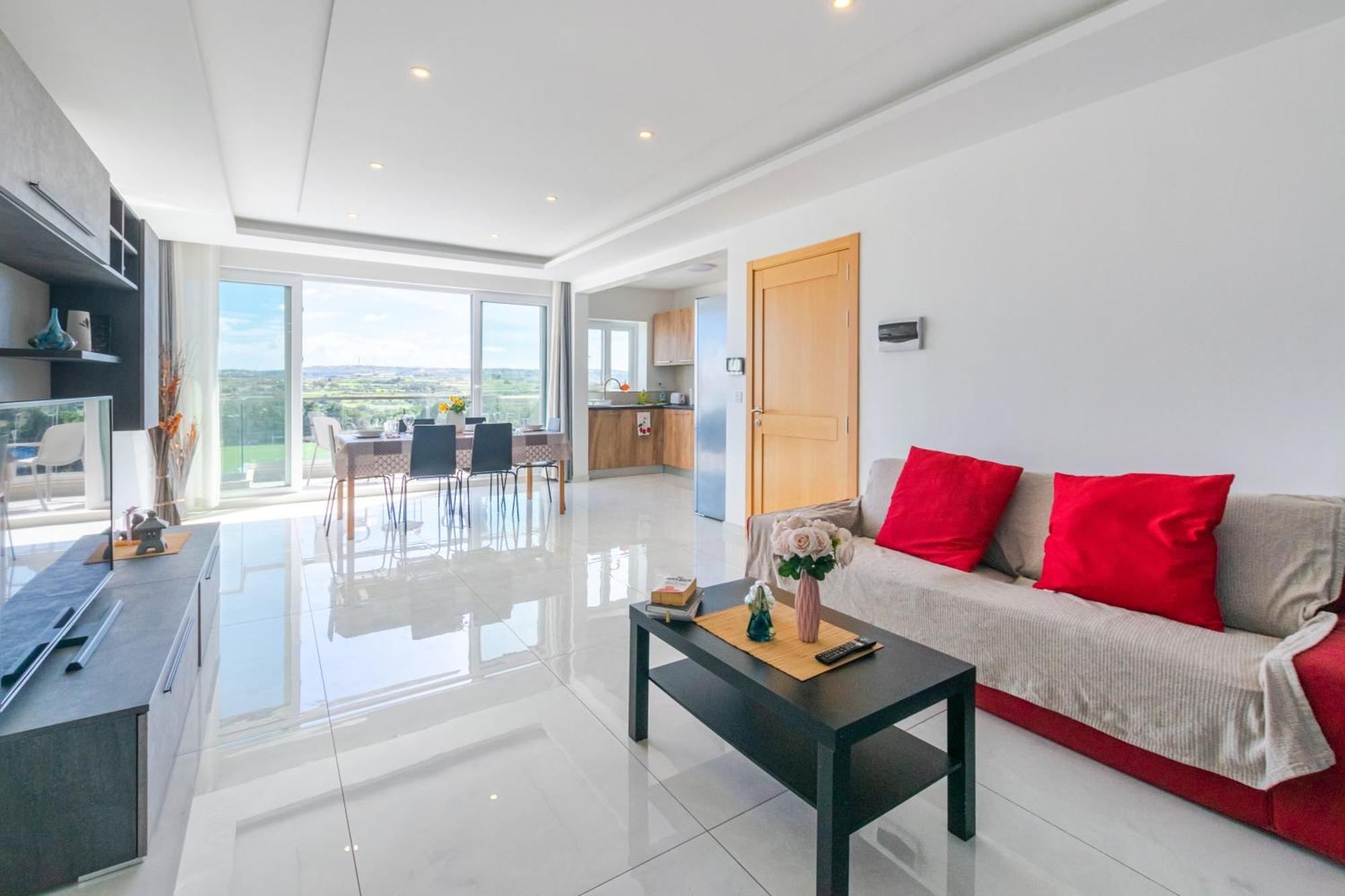 New Spacious Apartment With Amazing View Bugibba San Pawl il-Baħar Kültér fotó